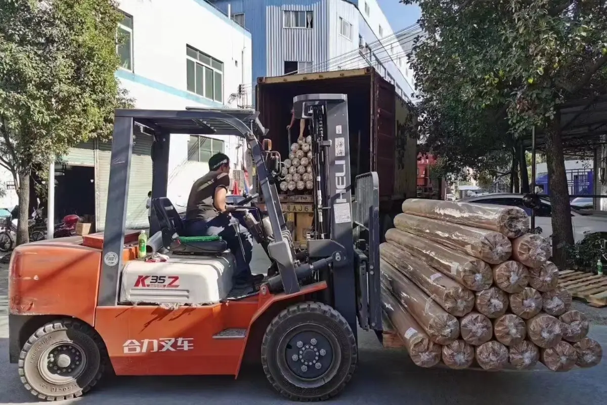 Packing-Shipment-Textile Roll Packaging Film 6