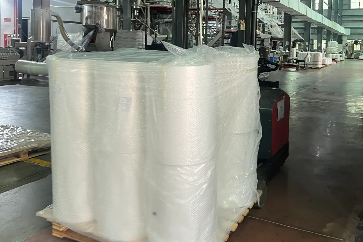 Packing-Shipment-Textile Roll Packaging Film 9